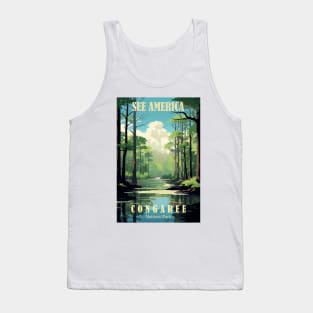 Congaree National Park Travel Poster Tank Top